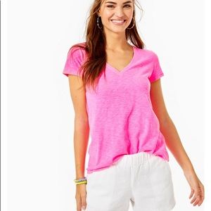 Etta Top In Prosecco Pink